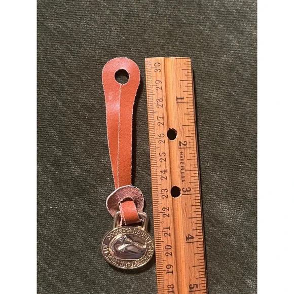 vintage Dooney & Bourke "All Weather Leather" bag charm 80/90s - Picture 5 of 6